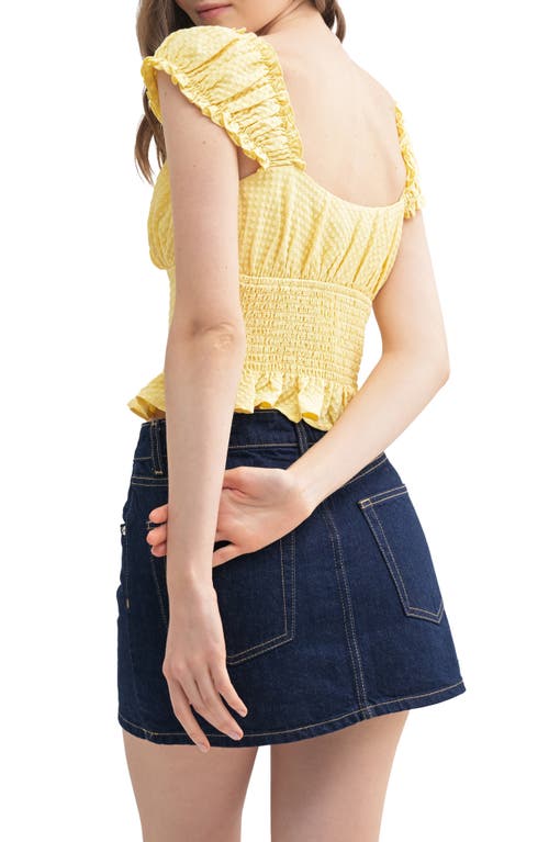 Lush Sweetheart Neck Textured Top