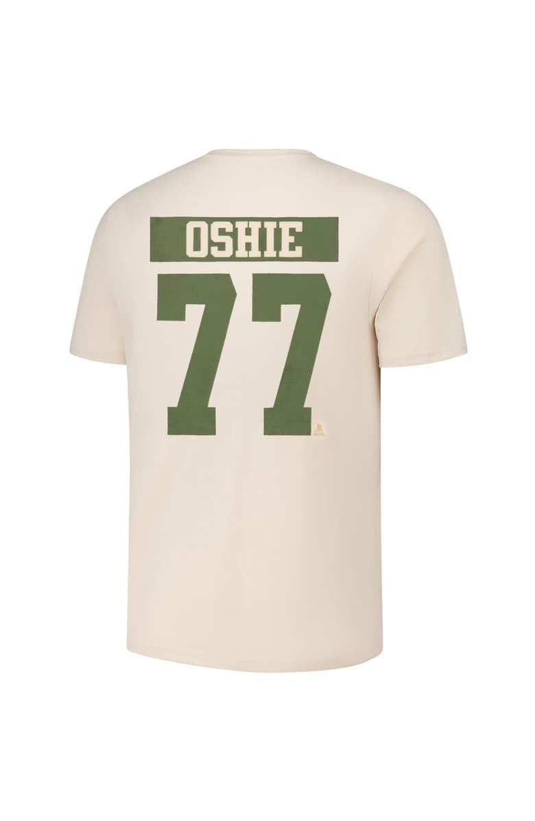 LEVELWEAR Men's Levelwear TJ Oshie Khaki Washington Capitals 2024 NHL Military Appreciation Richmond Delta Player Name & Number T-Shirt, Alternate, color, Khaki
