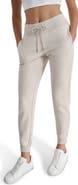 DKNY Rhinestone Logo Cuffed Fleece Joggers