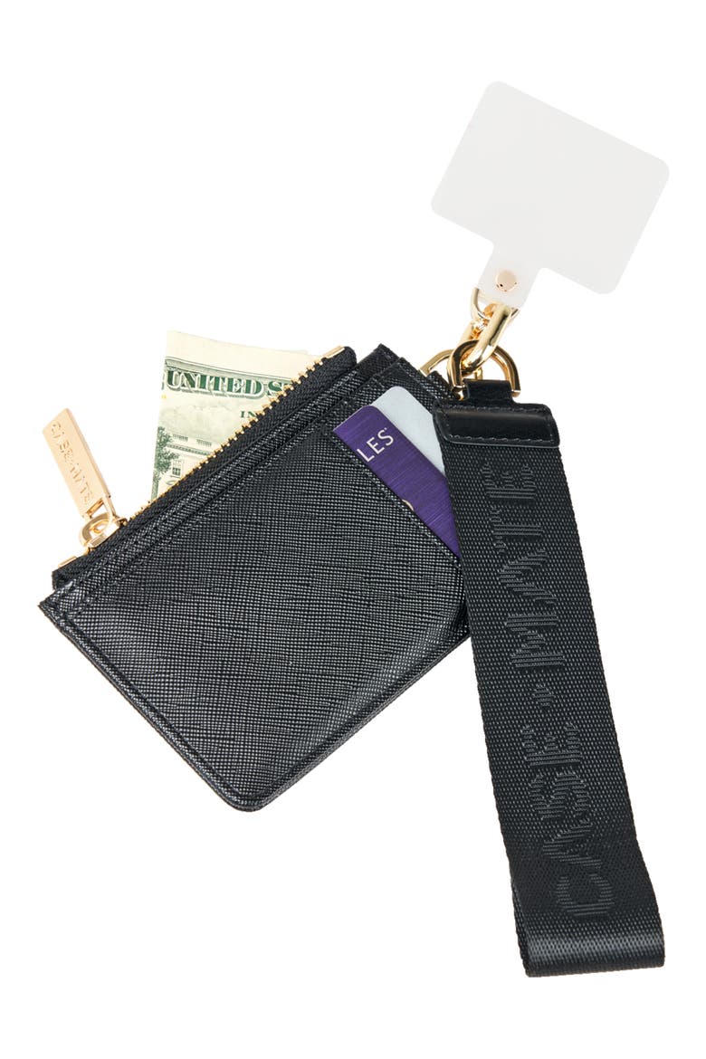Essential Wallet Phone Strap, Alternate, color, BLACK