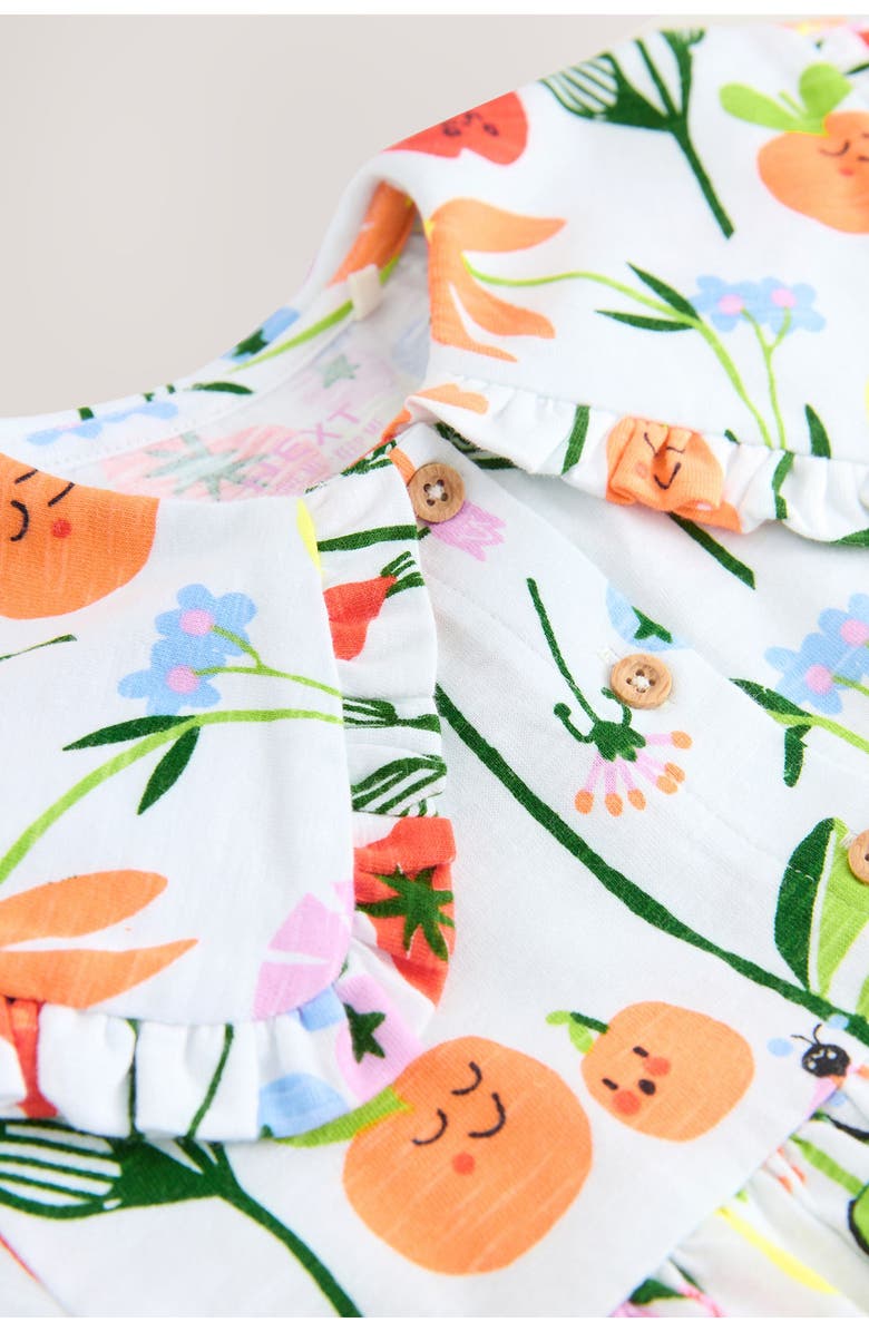 NEXT Kids' Floral Ruffle Party Dress, Alternate, color,