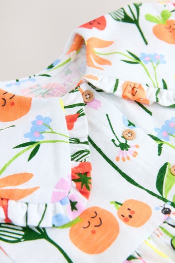 Kids' Floral Ruffle Party Dress