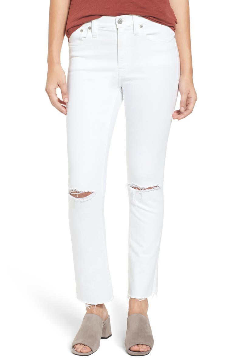 Madewell Cali Demi-Boot Jeans: Distressed Edition, Main, color,