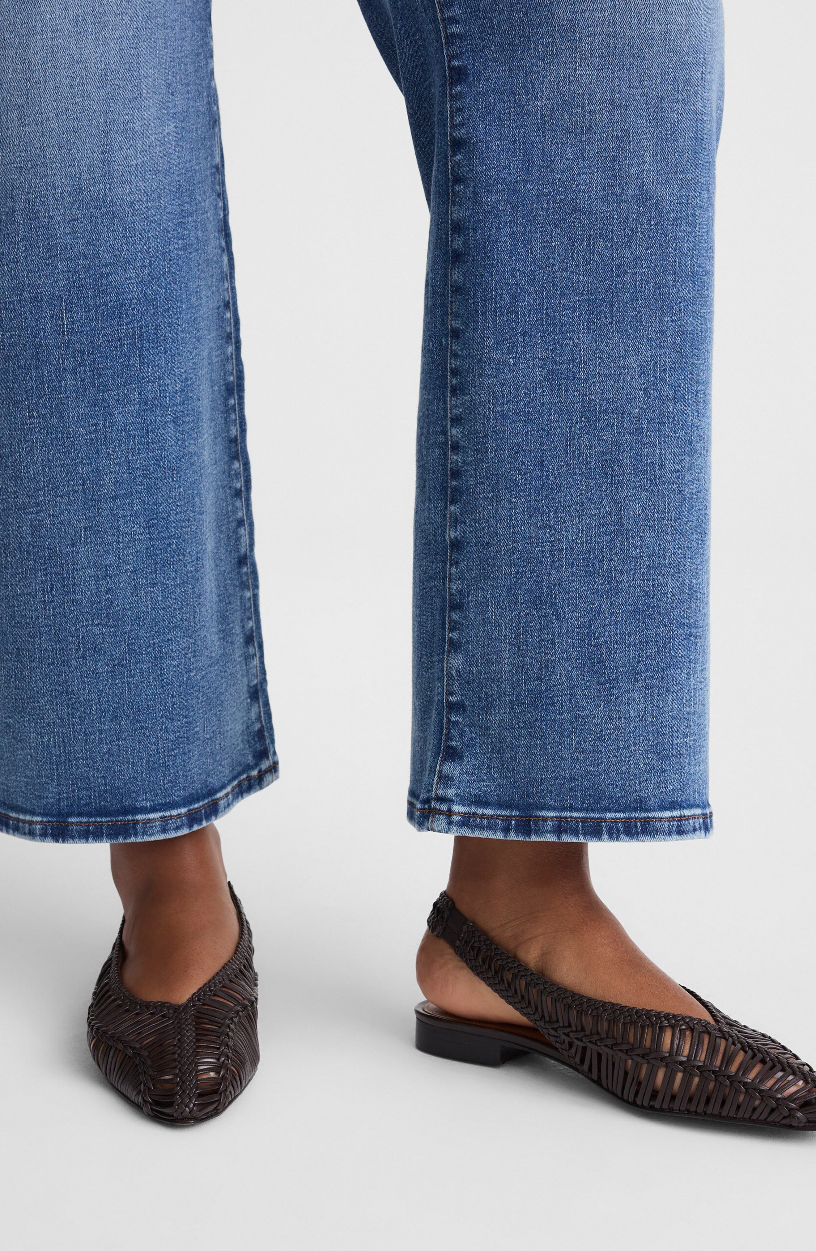 Madewell The Harpor Slingback Flat, Alternate, color, Dark Carob