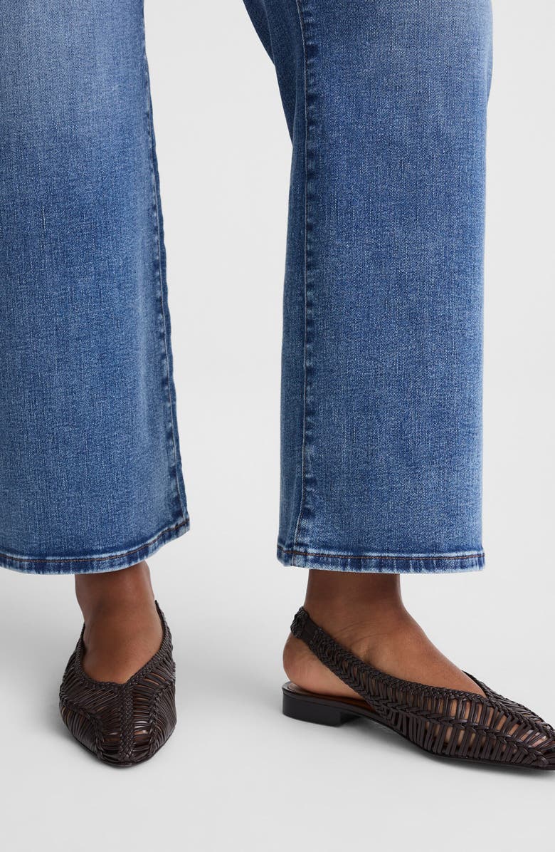 Madewell The Harpor Slingback Flat, Alternate, color, Dark Carob