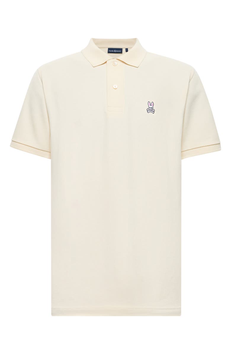 Psycho Bunny Pima Cotton Piqué Polo, Alternate, color, White Cap Gray