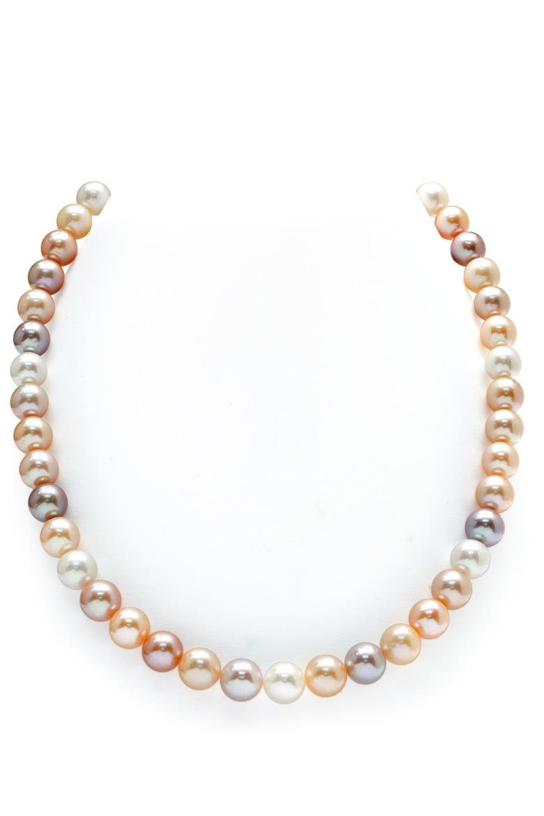 Freshwater Pearl Necklace 8.5-9mm, Main, color, Multicolor Pearl