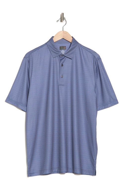 Greg Norman Performance Stretch Golf Polo<br /> In Navy Heather