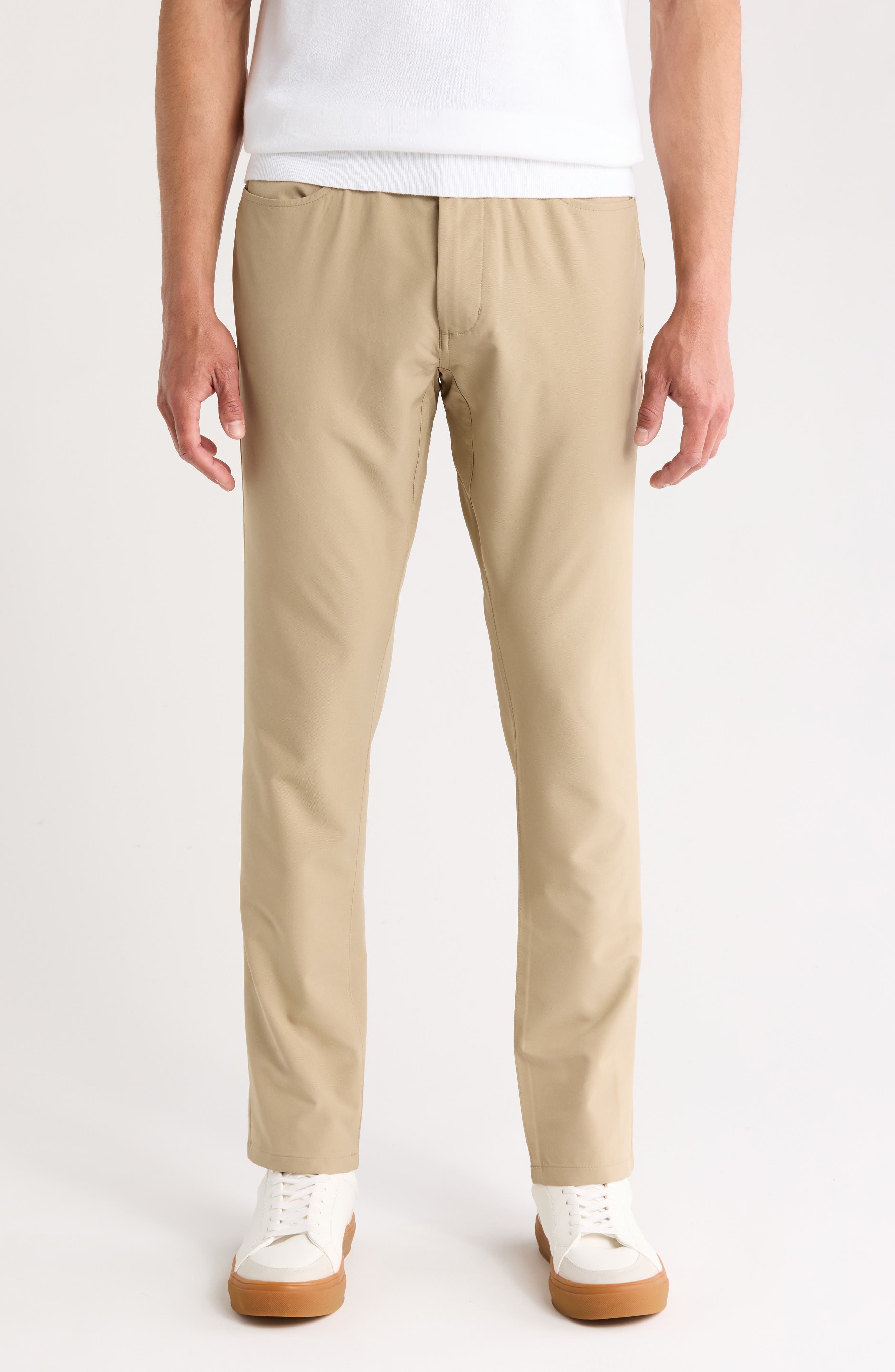 Technical Flat Front Pants - image 5