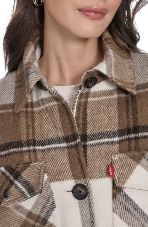 Levi's Longline Shacket In Multi