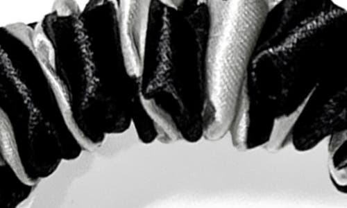 Blissy 3-pack Skinny Silk Scrunchies In Zebra