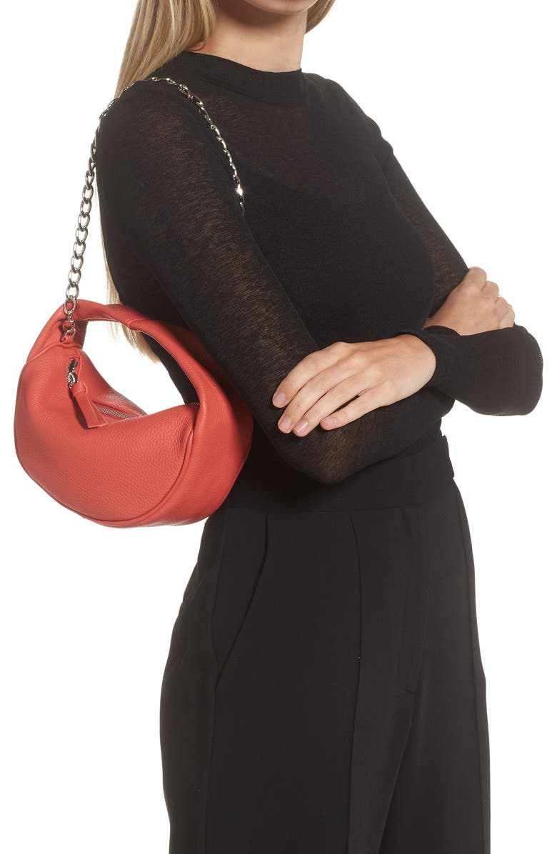 By Far Baby Cush Leather Shoulder Bag, Alternate, color,