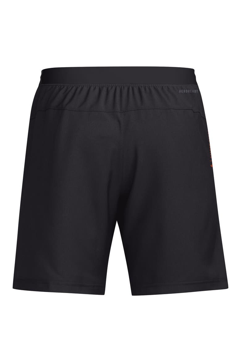 Men's adidas Black Miami Hurricanes Designed for Training AEROREADY Shorts, Alternate, color, Black
