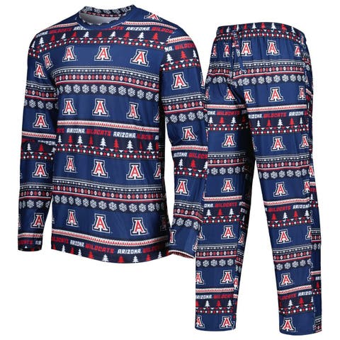 Men's Concepts Sport Navy Arizona Wildcats Swivel Long Sleeve T-Shirt & Pants Sleep Set