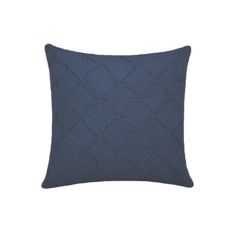 Diamond Tuck Accent Throw Pillow