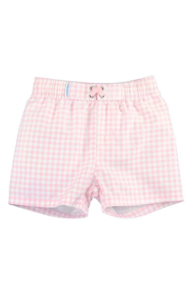 RuggedButts Kids' Gingham Board Shorts, Main, color, 