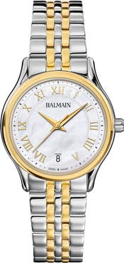 BALMAIN WATCHES Two-Tone Bracelet Watch, 32mm