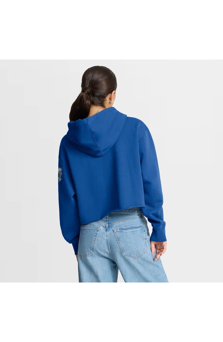 FANATICS Women's Fanatics Royal Dallas Cowboys Oversized Hometown Heritage Cropped Hoodie, Alternate, color, Royal