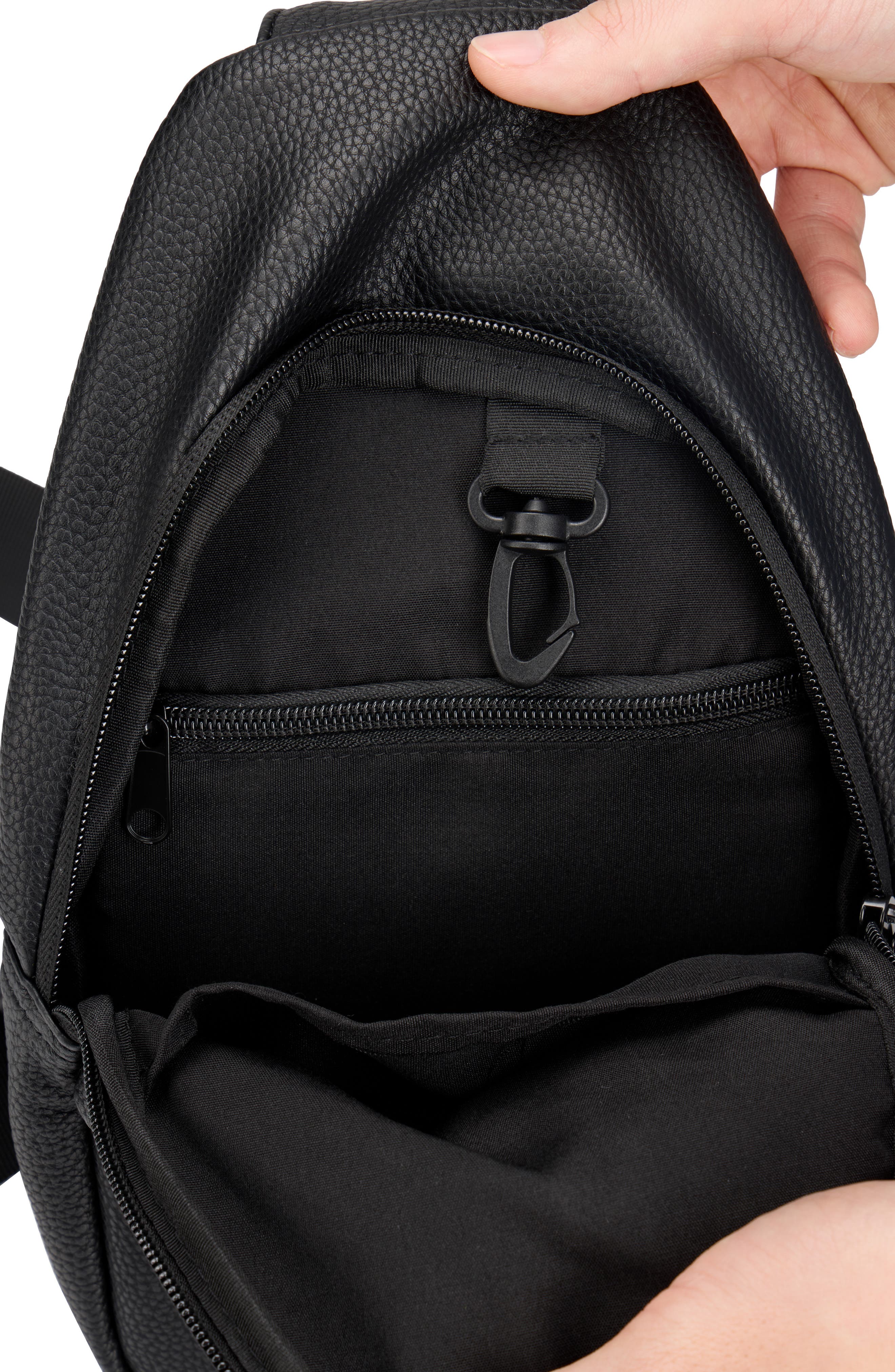 XRAY Pebbled Sling Bag, Alternate, color, Black