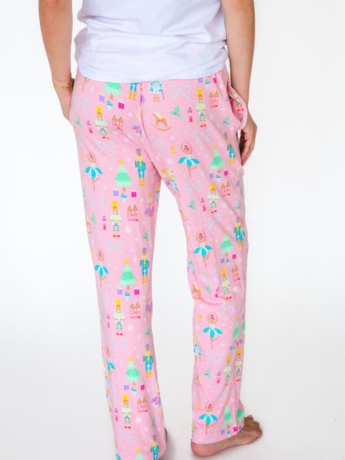 Rufflebutts Modal Blend Gender Inclusive Adult Pajama Pants In Pink