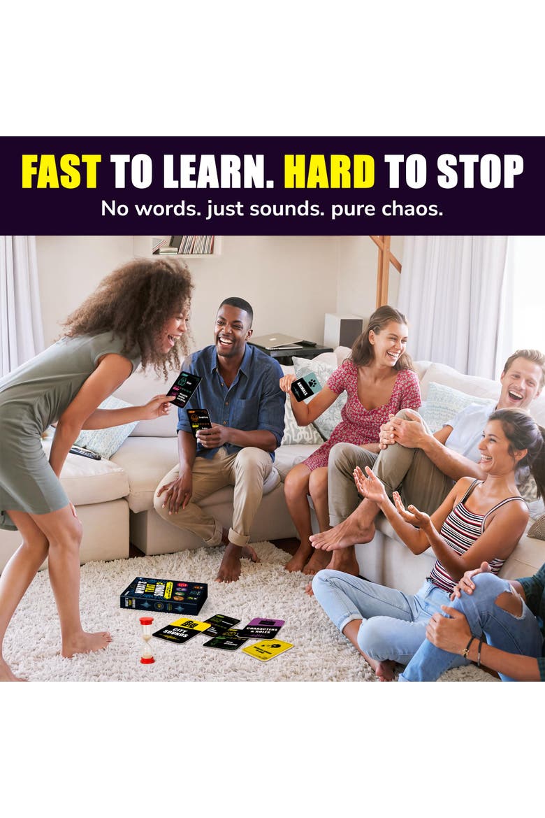 Party Card Game for Adults & Teens - Sound Guessing Game with 330 Challenges, Alternate, color, Multicolor