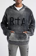 RtA Jasper Washed Relaxed Fit Hoodie