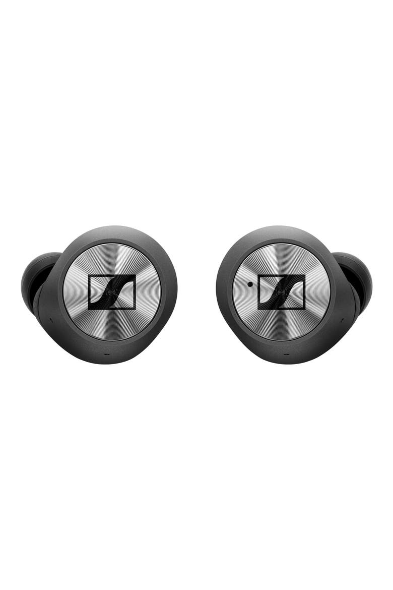 Momentum True Wireless Headphones, Main, color, BLACK/ SILVER