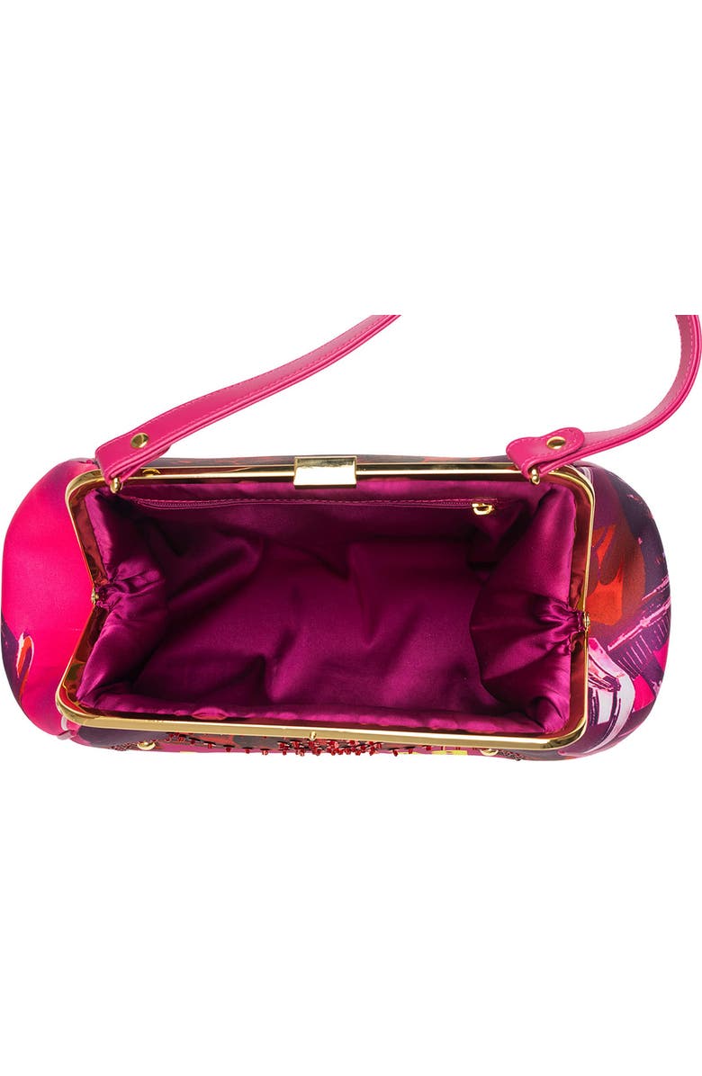 Jeffrey Campbell Beep-Beep Top Handle Bag, Alternate, color, Fuchsia Bad Girl Combo