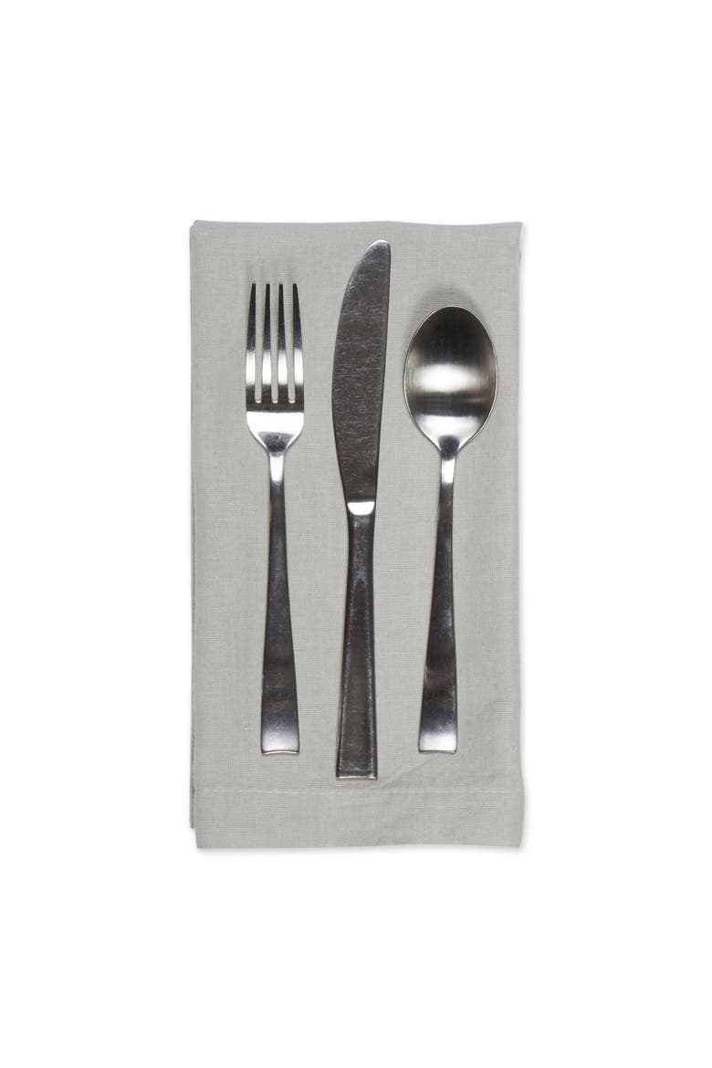 Linen Napkin Set/4, Alternate, color, Light Rain