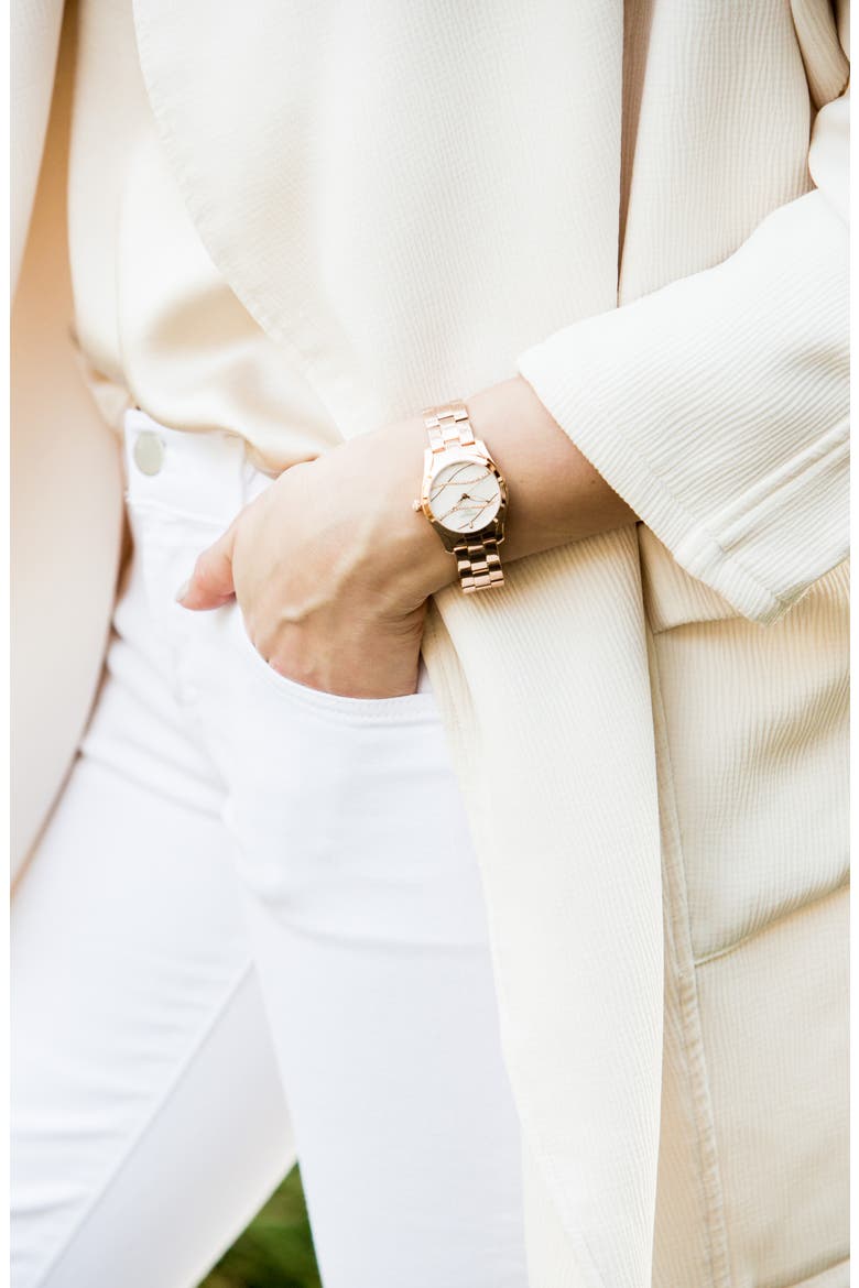 T-Wave Bracelet Watch, 30mm, Alternate, color, WHITE MOTHER OF PEARL