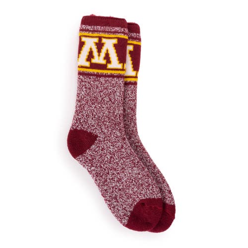 Muk Luks Gameday Heat Retainer Socks In Red