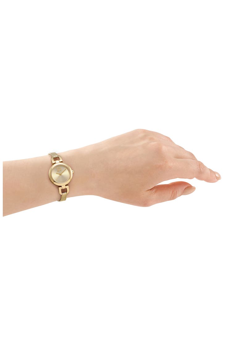 Signature Shape Mesh Strap Watch, 26mm, Alternate, color, CHAMPAGNE