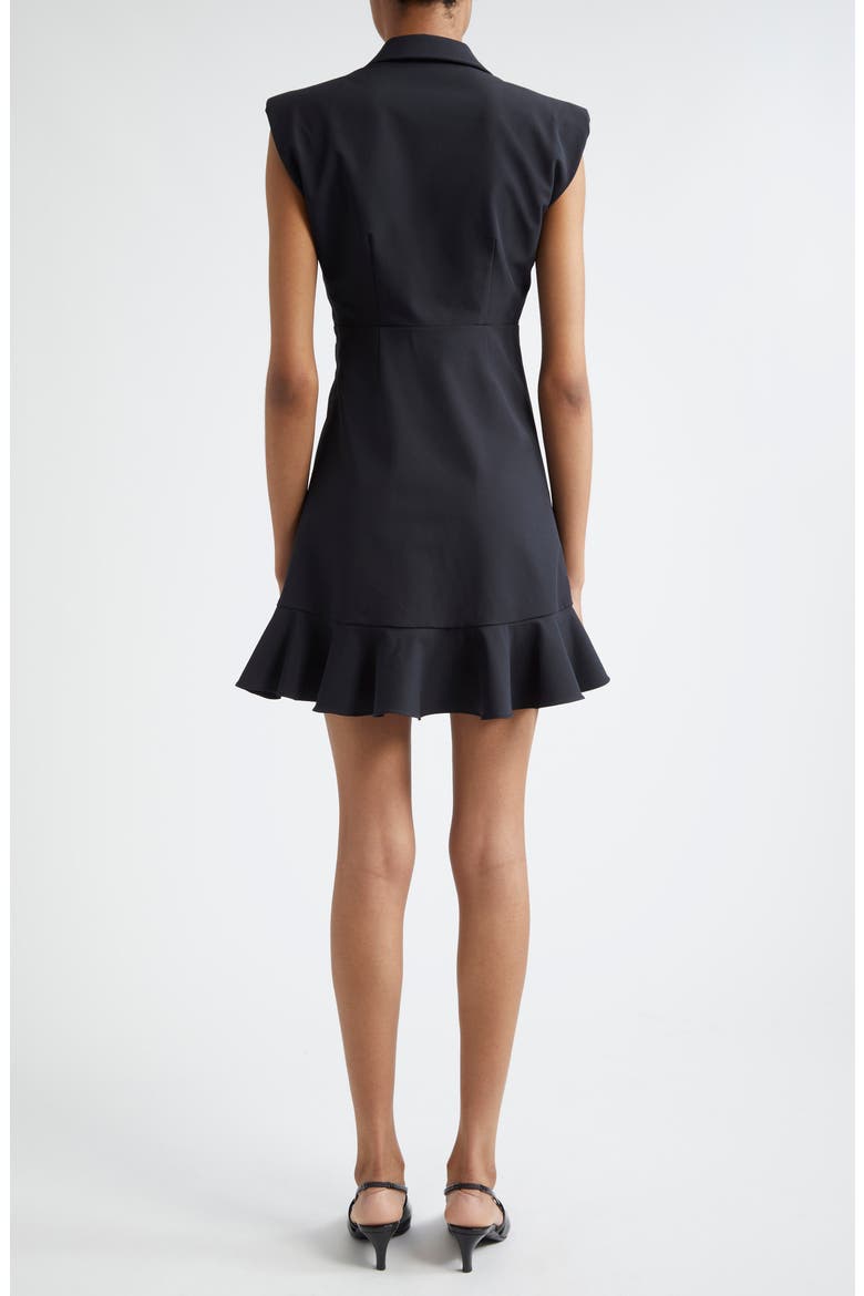 Beatrice Cap Sleeve Minidress, Alternate, color, BLACK