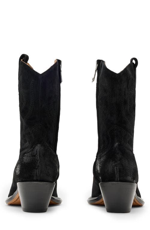 John Varvatos Wainwright Range Western Boot In Black