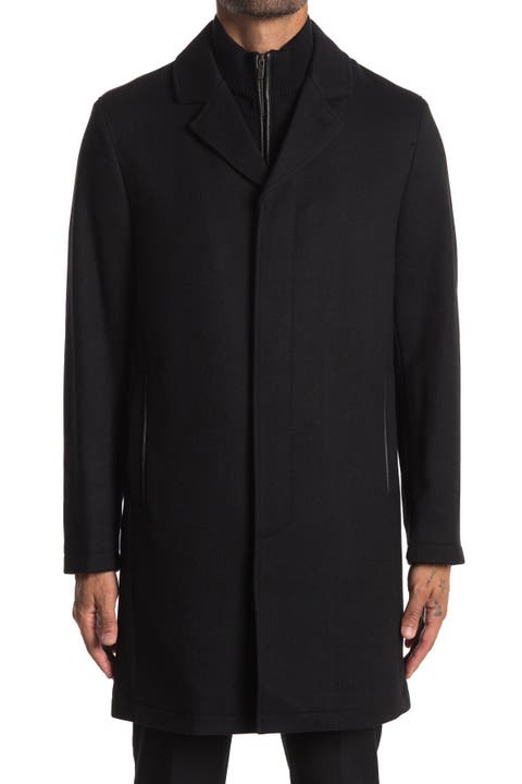 Wool Blend Dickey Coat