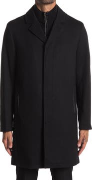 Cole Haan Wool Blend Dickey Coat