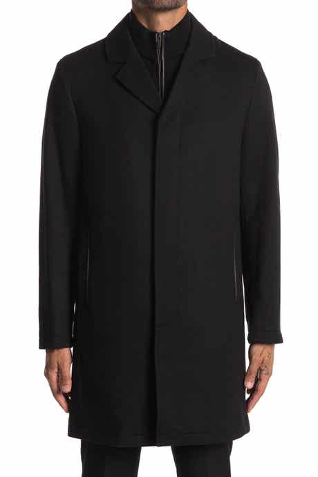 Cole Haan Wool Blend Dickey Coat