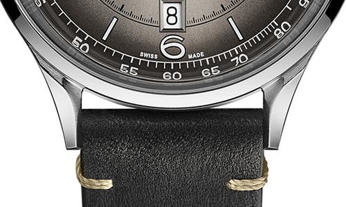 Mido Multifort Pulsemeter Automatic Leather Strap Watch, 40mm