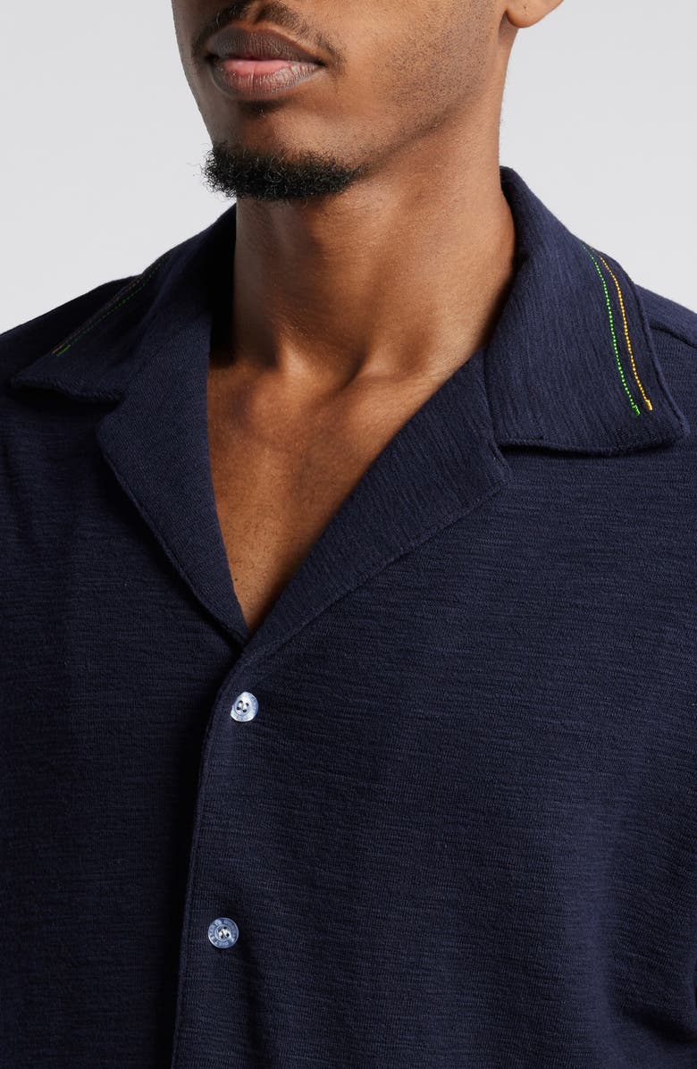 DIET STARTS MONDAY Cactus Floral Embroidered Camp Shirt, Alternate, color,