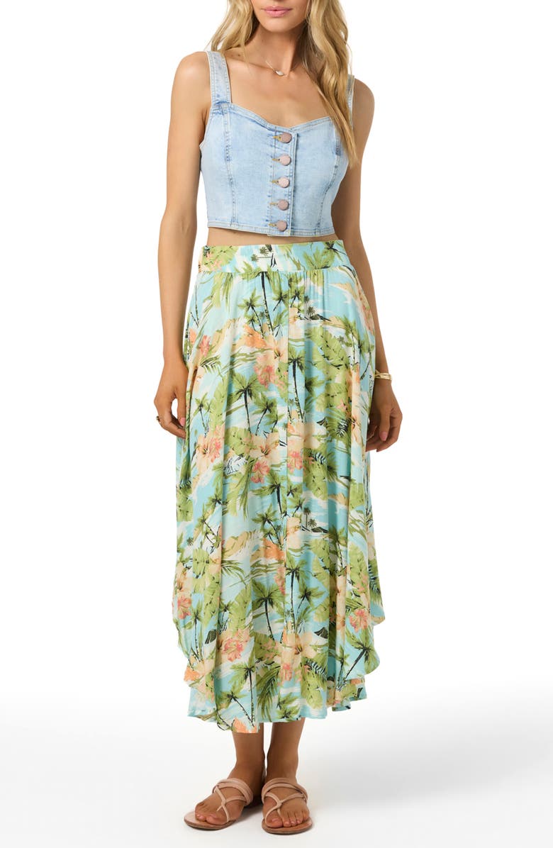 O'Neill Delphina Crop Denim Vest, Alternate, color, Drifter