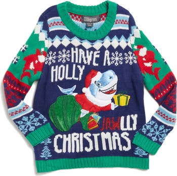 Kids' Have a Jawlly Holiday Christmas Sweater