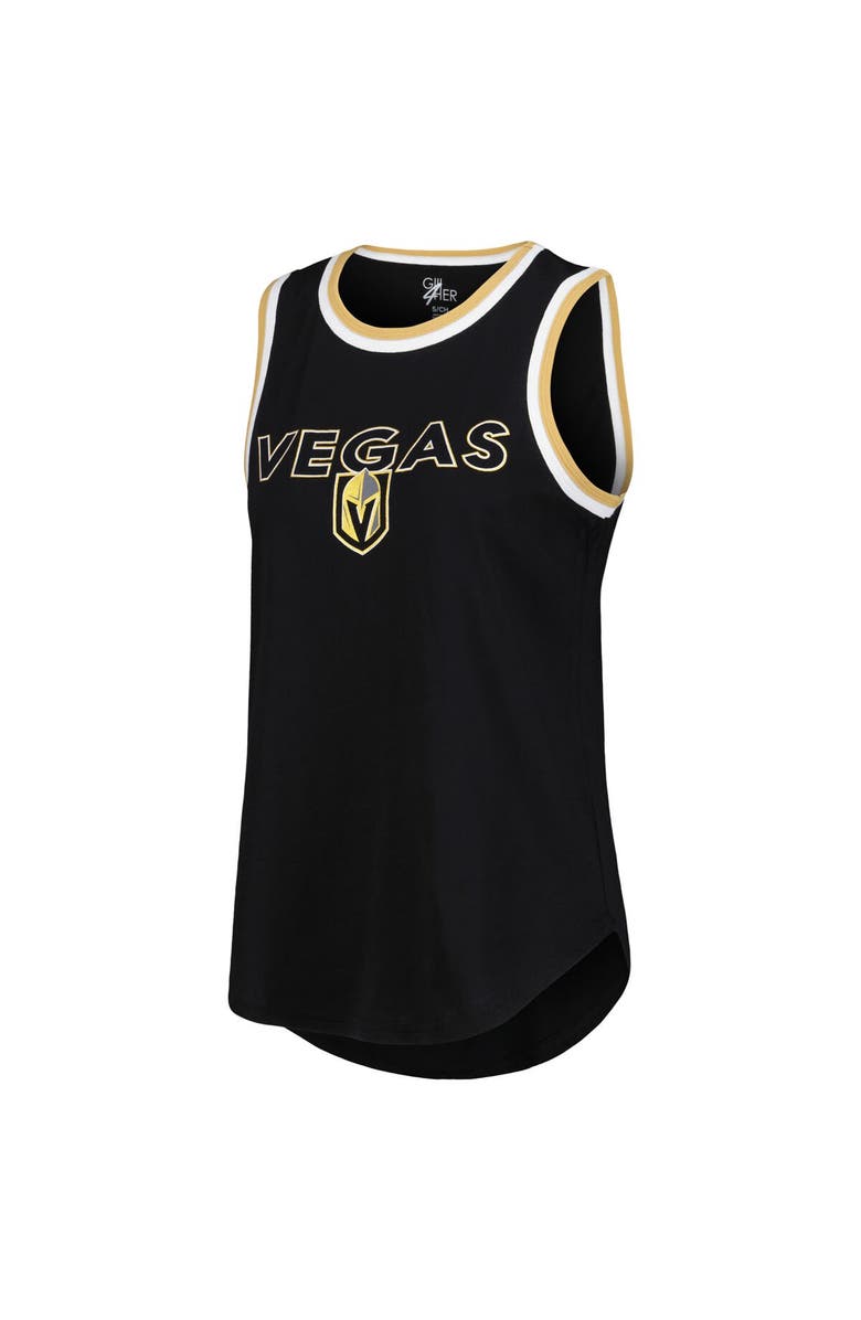 G-III 4HER BY CARL BANKS Women's G-III 4Her by Carl Banks Black Vegas Golden Knights Strategy Tank Top, Alternate, color, Black