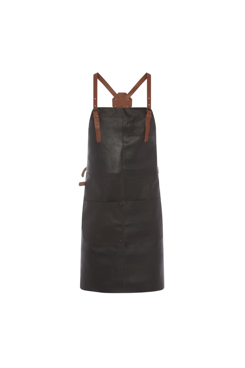 Work Apron, Main, color, Brown