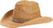 Vince Camuto Straw Cowboy Hat