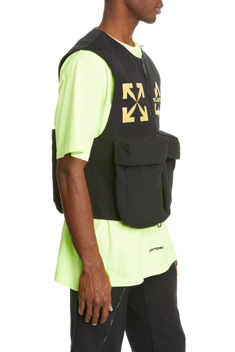 Skydive Utility Vest, Alternate, color, BLACK YELLOW