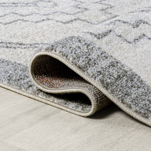 Jonathan Y Amir Moroccan Beni Souk Area Rug In Cream/gray