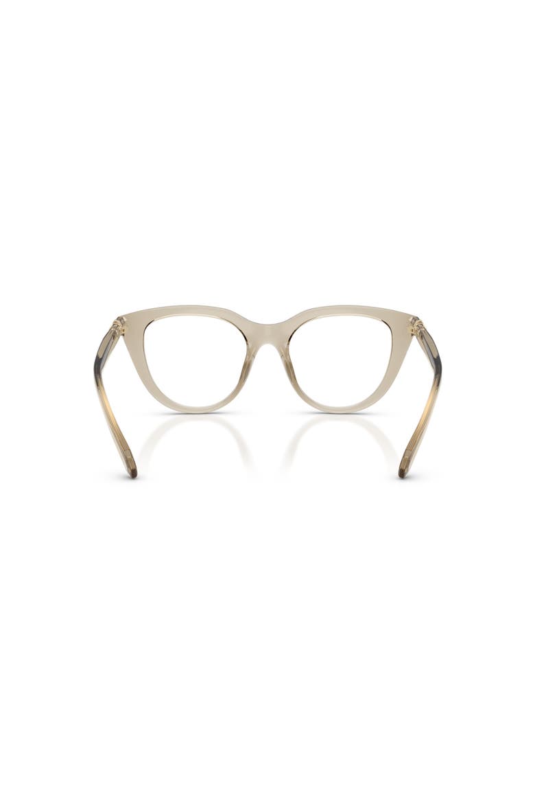 49mm Cat Eye optical glasses, Alternate, color, Beige