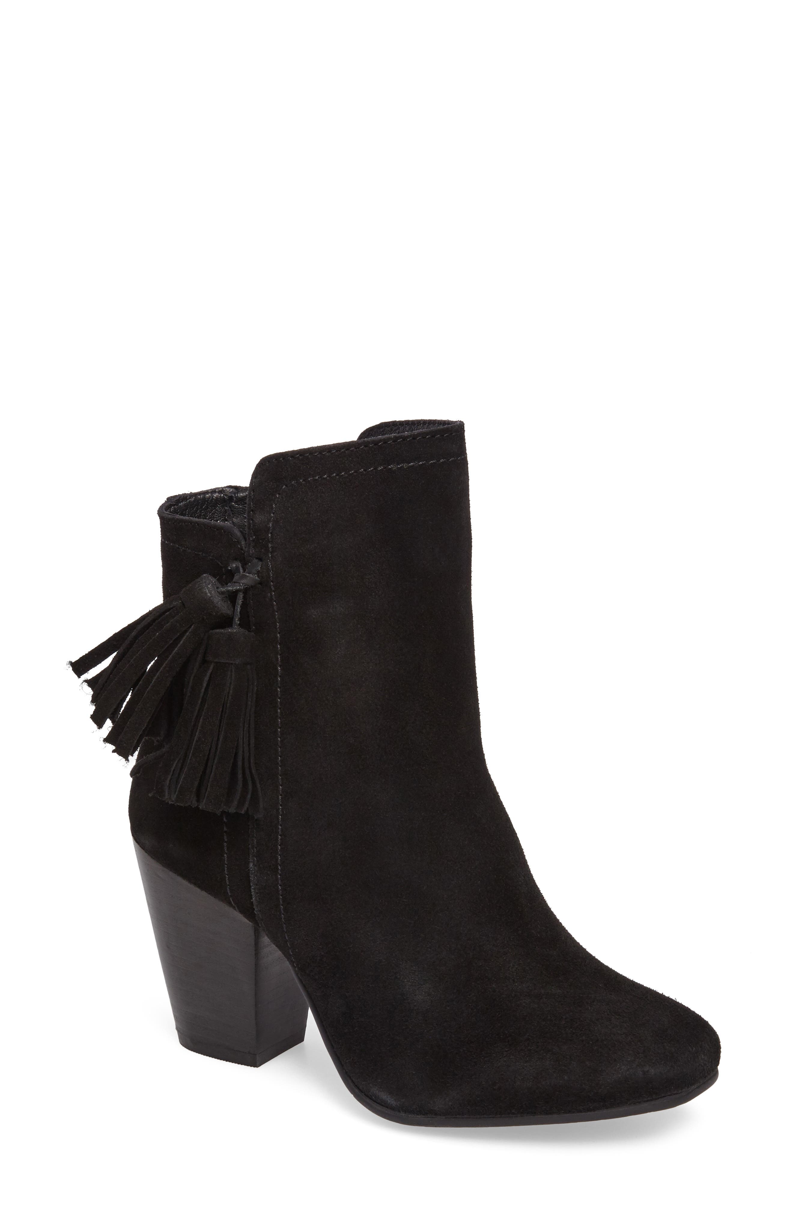 Daisee Billie Bootie, Main, color, BLACK SUEDE