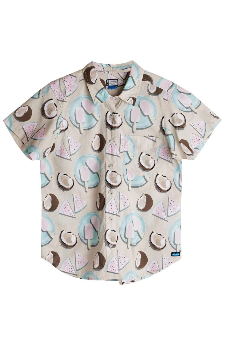 KAVU Girl Party Shirt - Women's, Alternate, color, Coconutty