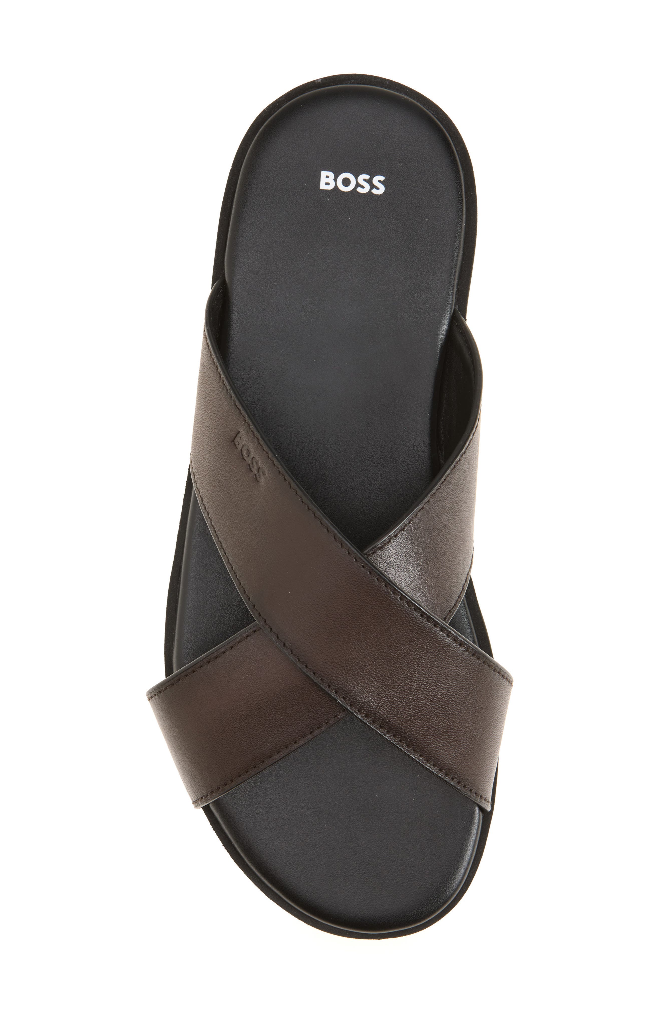 BOSS Darrel Crisscross Slide Sandal, Alternate, color, 